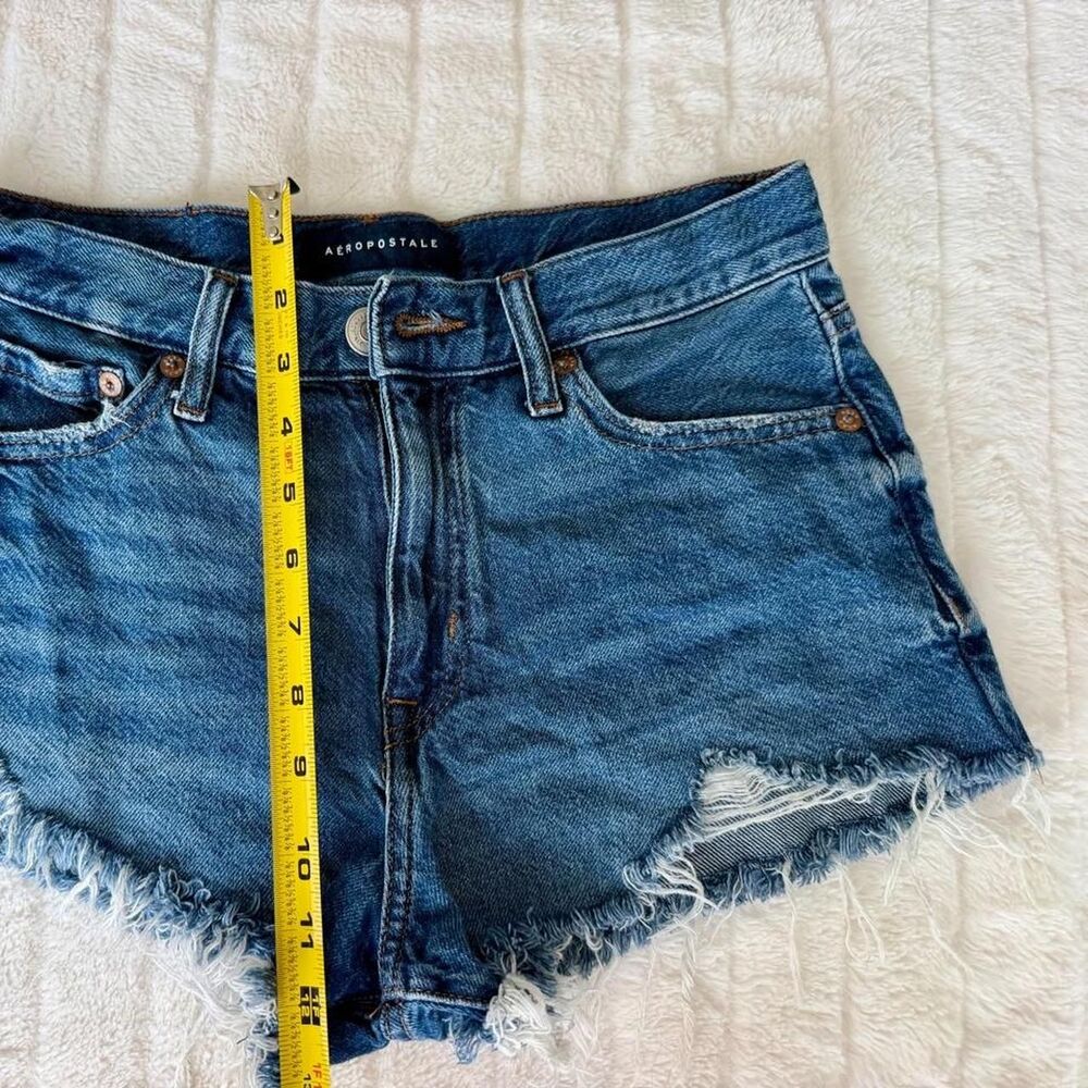 Aeropostale Women's Blue and Navy Shorts